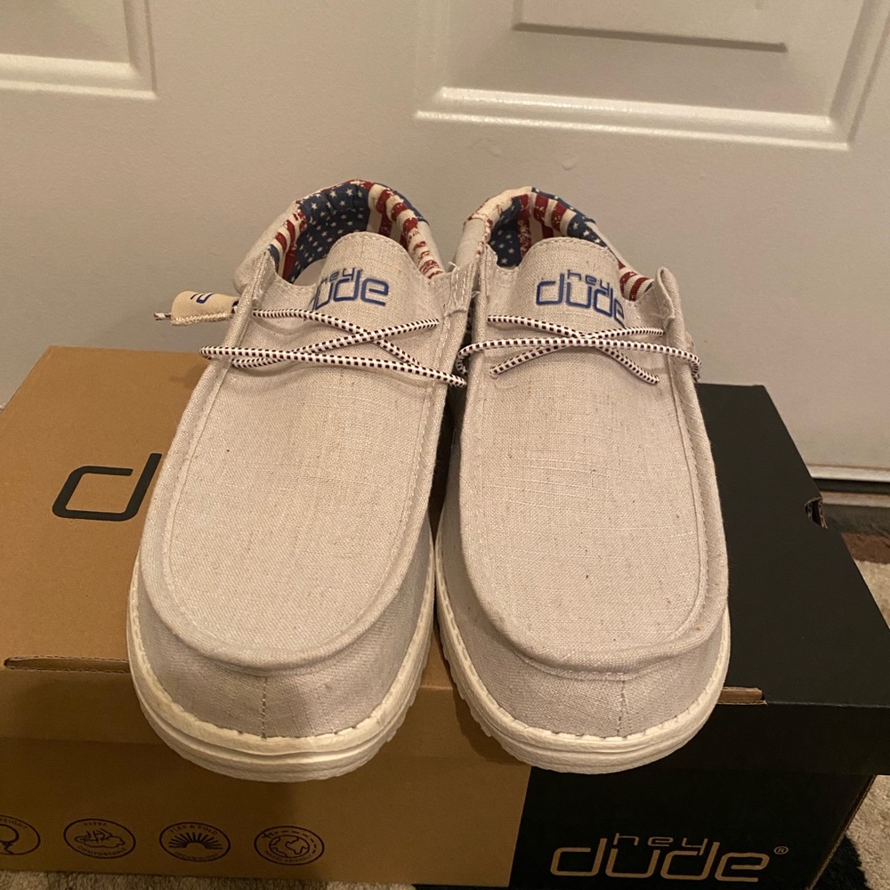 Hey Dude Off-White Patriotic